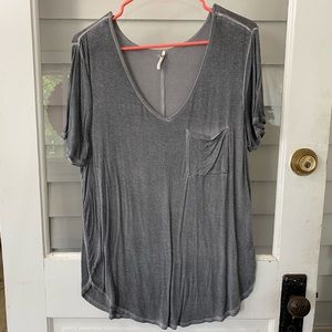 Deep v t-shirt